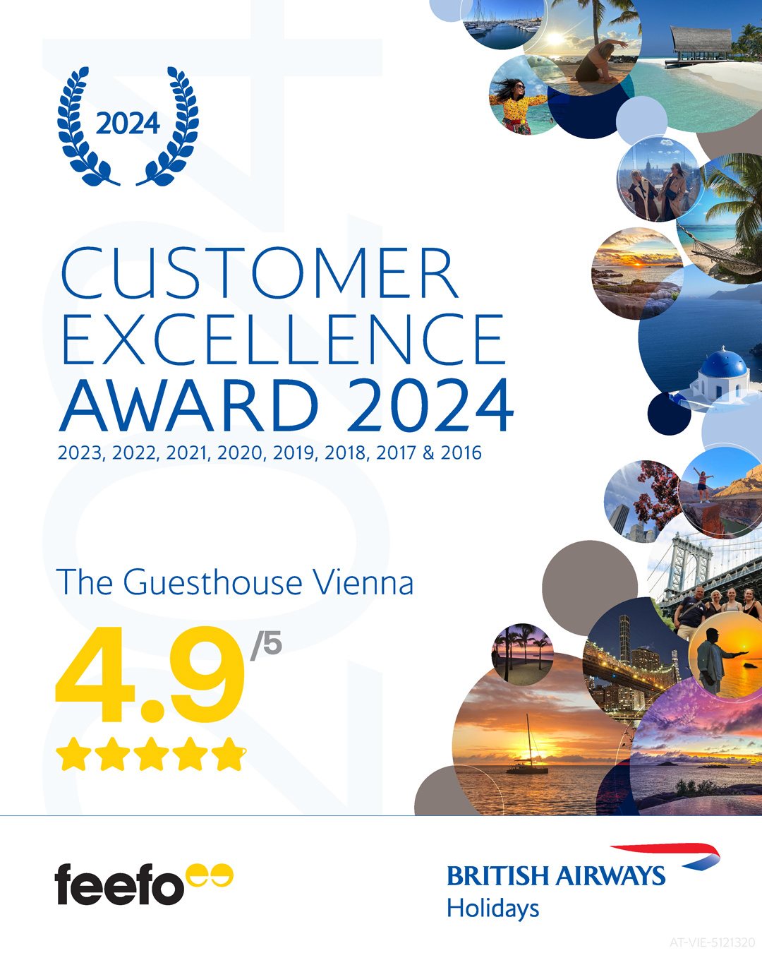 Customer Excellence Award 2024 von British Airways Holidays